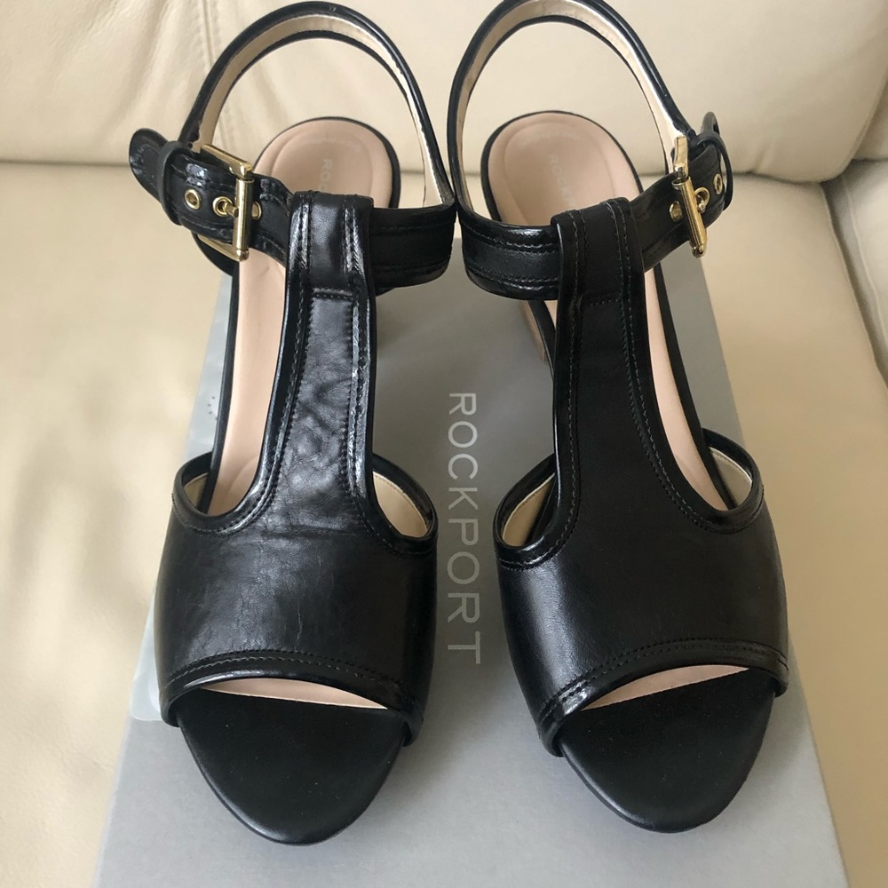 Rockport Adiprene by Adidas leather sandals.